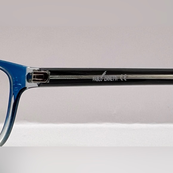 Affordable Eyewear-Pablo Zanetti Mod:PZ1349 55-18-136 Aqua Blue Fade & Blk Frame - Picture 14 of 14